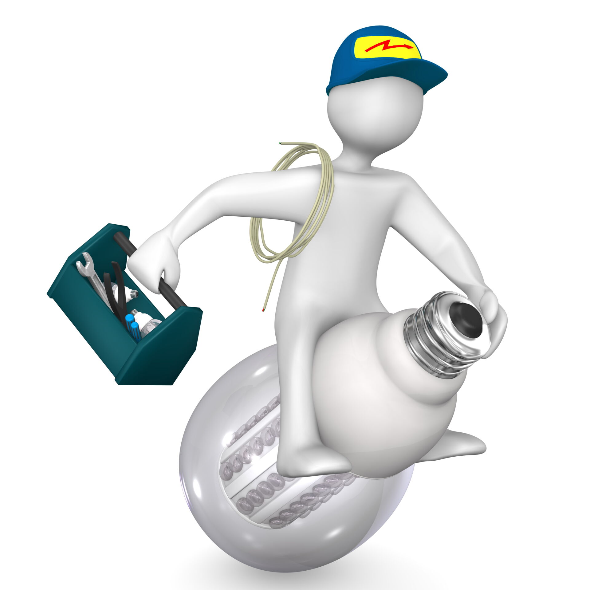 Blaues Capy Maskottchen  Blaues Capy